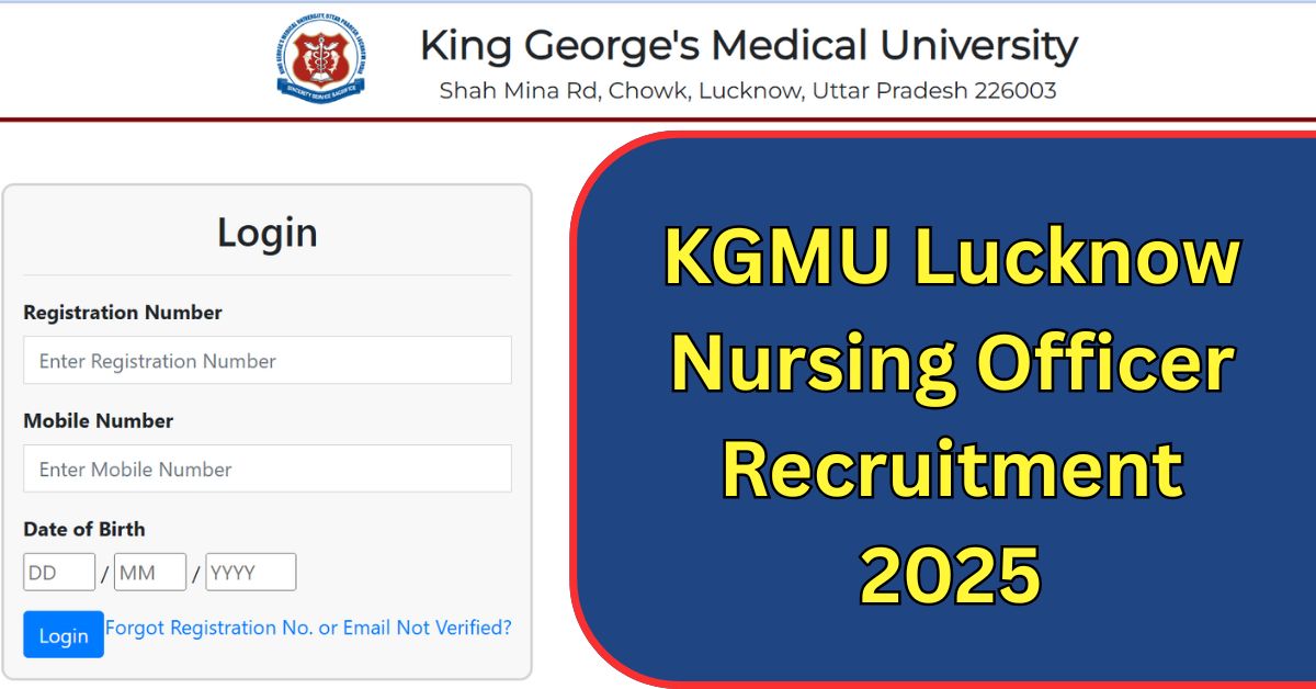 KGMU Vacancy