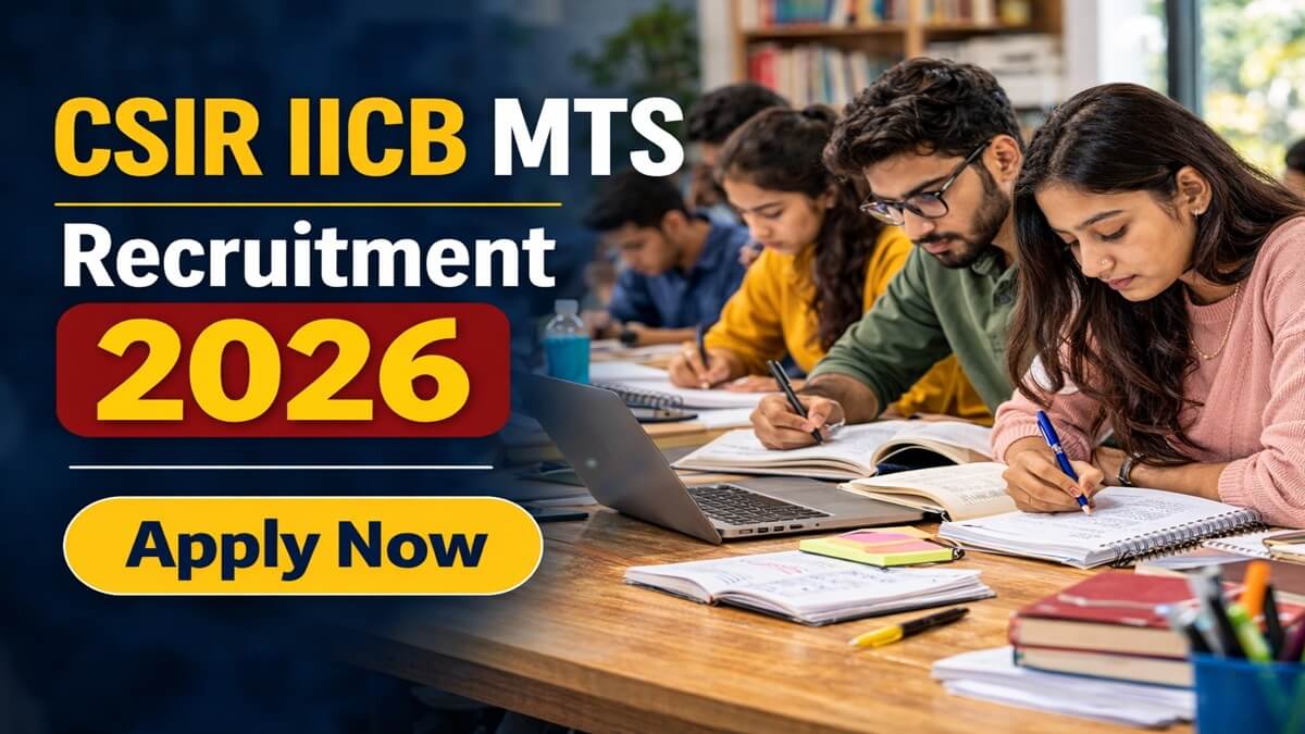 CSIR IICB MTS Vacancy